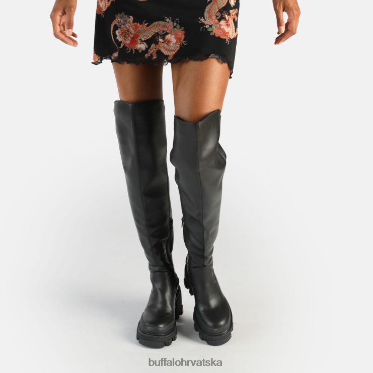 crno Buffalo pobuna zbog boot vegana |čizme TDD6T563